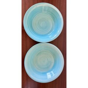 Royal Norfolk Turquoise Bowls  8 1/2in (2‎ Similar) Soup Cereal Serving Salad